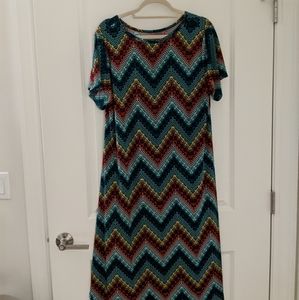 Lularoe Carly Dress Size L